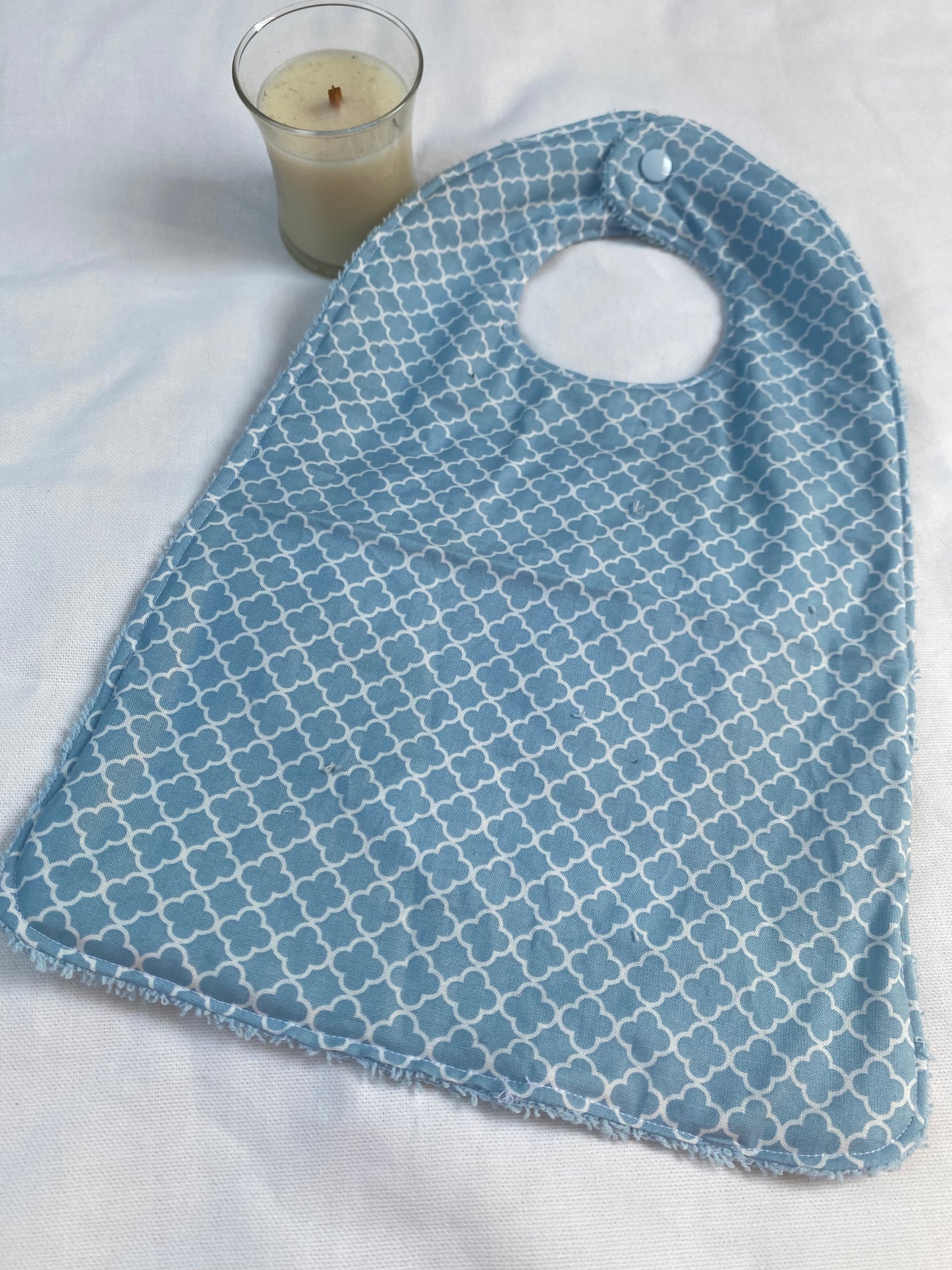 Bavoir - Collection Toucan- Bleu/Origami bleu