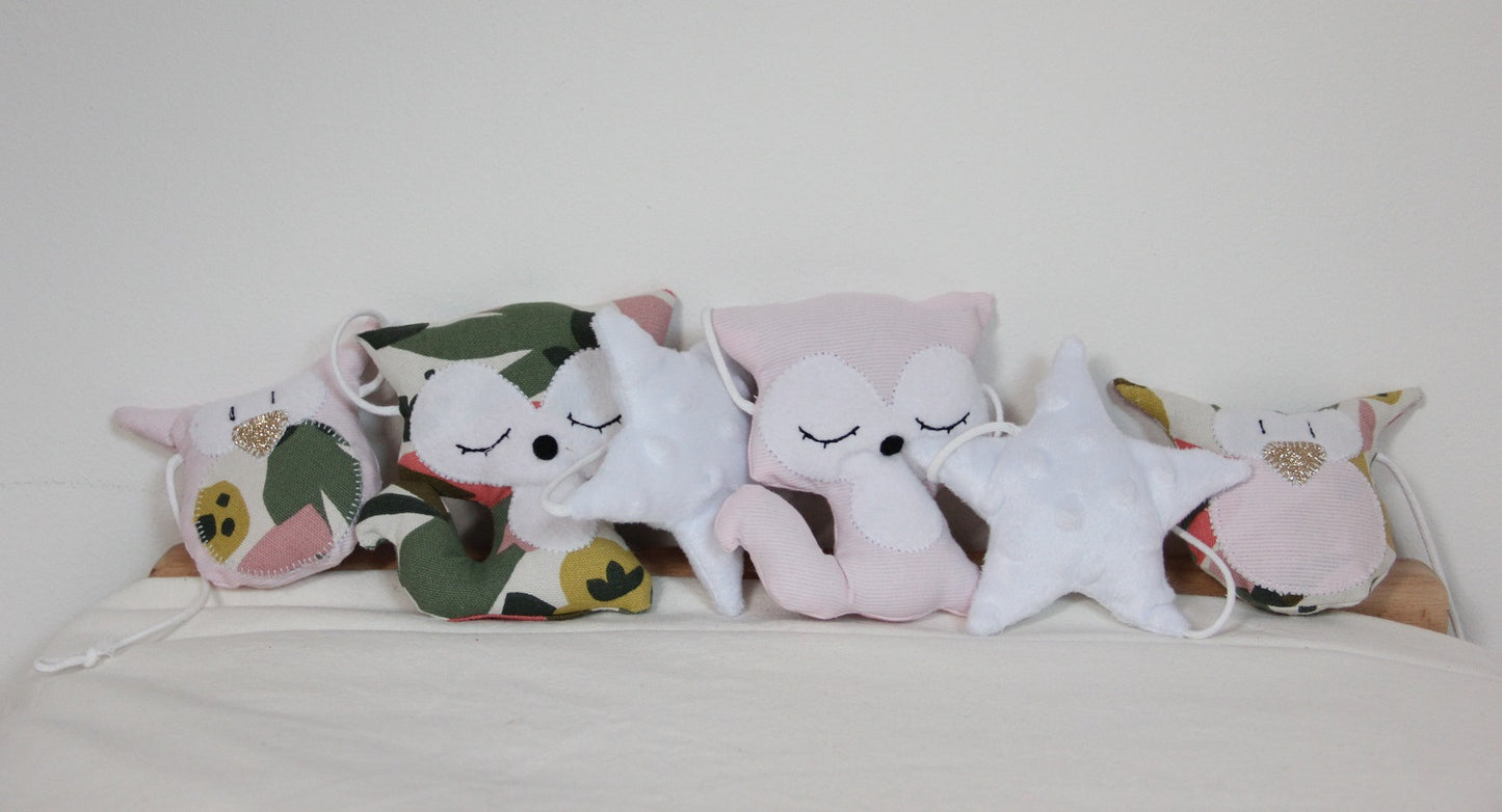 Guirlandes - Collection Hibou&Renard - Rose/Vert