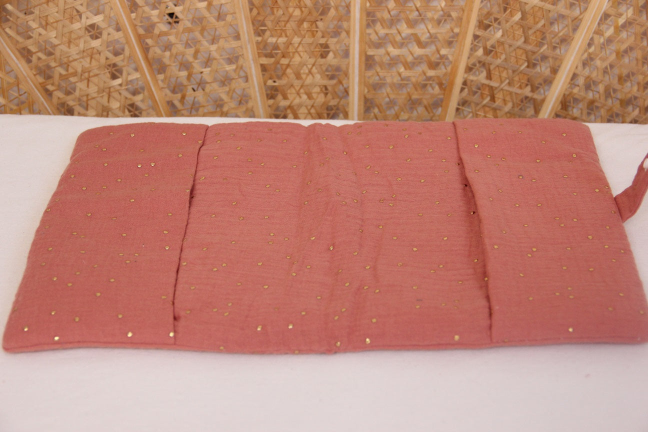 Protège carnet de santé - Collection Coquillage - Terracotta