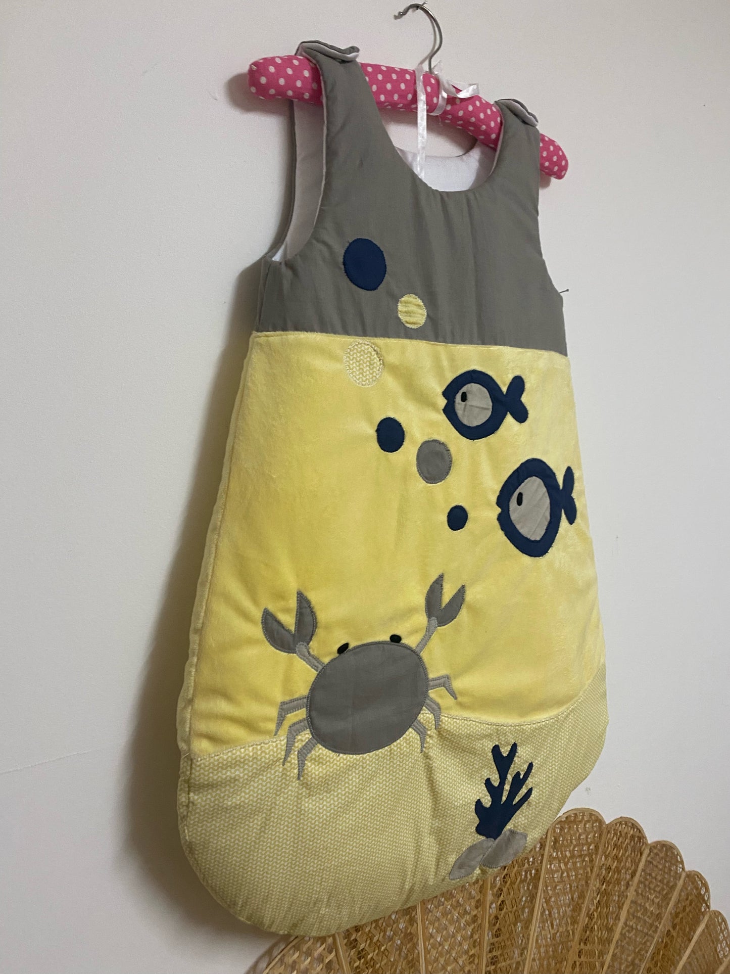 Gigoteuse 6-18M - Collection Mer - Bleu/Jaune - Réservé