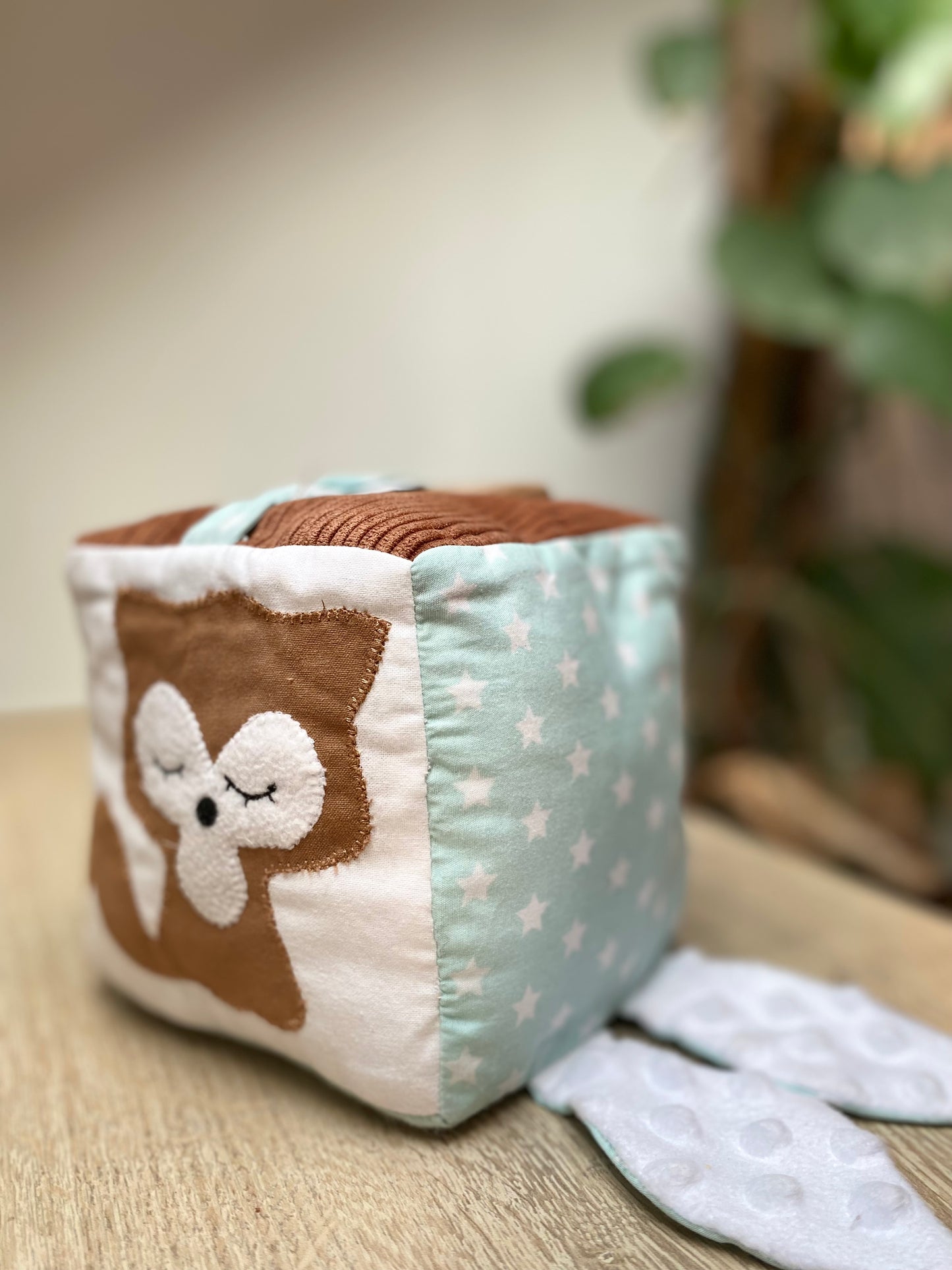 Cube éveil - Collection Renard - Vert/Marron/Blanc