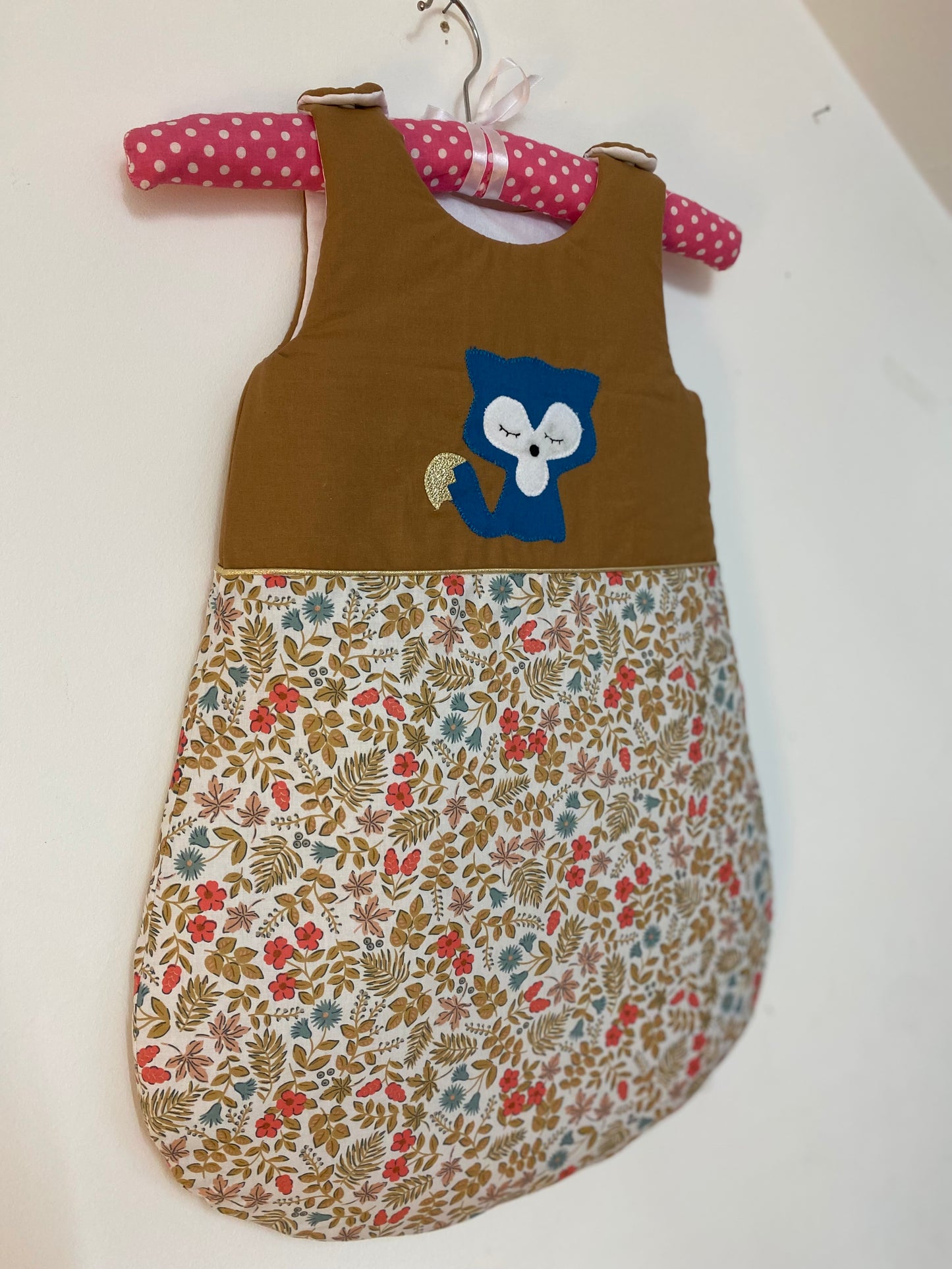 Gigoteuse 0-6M Hiver - Collection Renard - Marron/Bleu/Rose