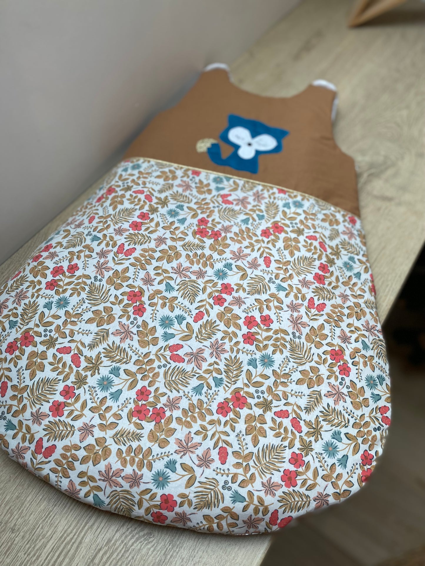 Gigoteuse 0-6M Hiver - Collection Renard - Marron/Bleu/Rose