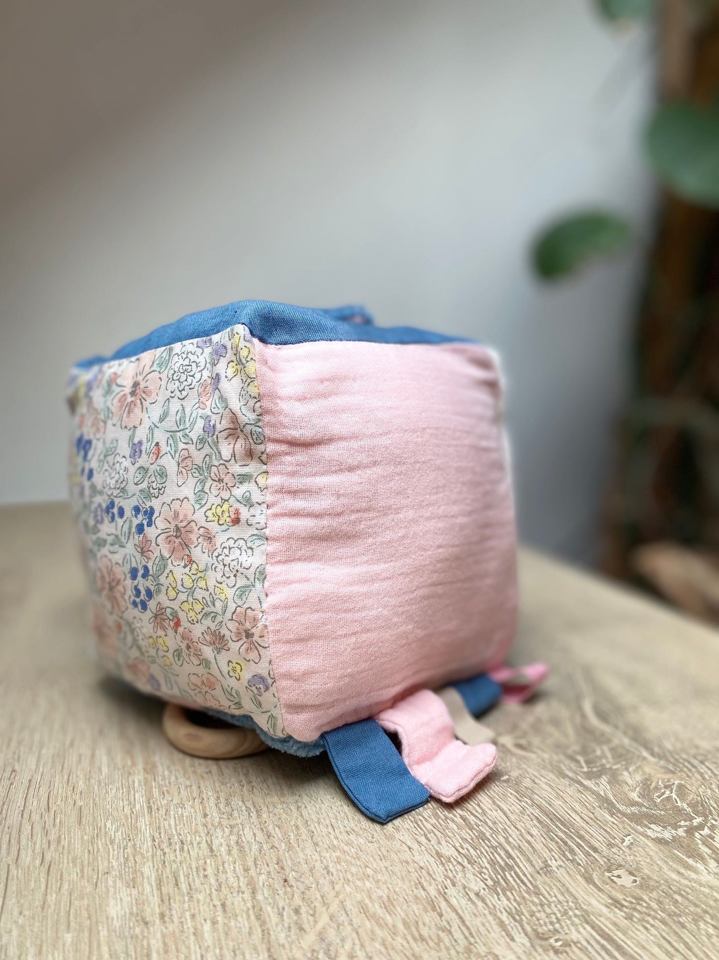 Cube éveil - Collection Cerf - Rose/Bleu/Taupe