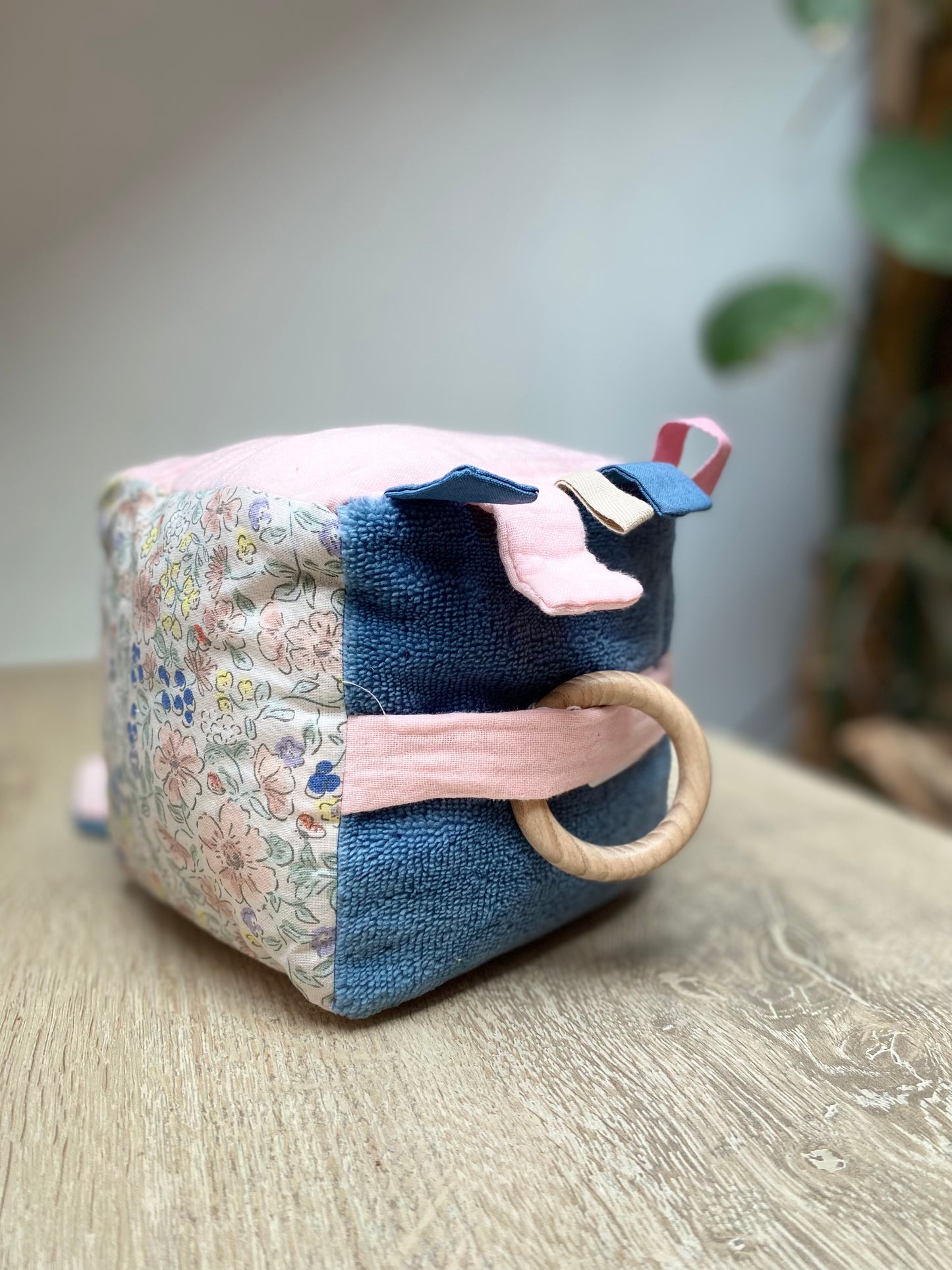 Cube éveil - Collection Cerf - Rose/Bleu/Taupe