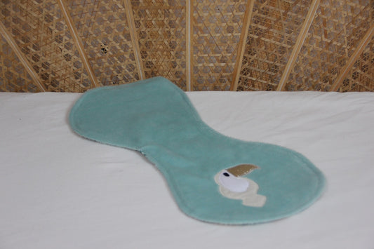 Bavoir d'épaule - Collection Tocuan - Vert d'eau / Vert d'eau - Fabrication artisanale