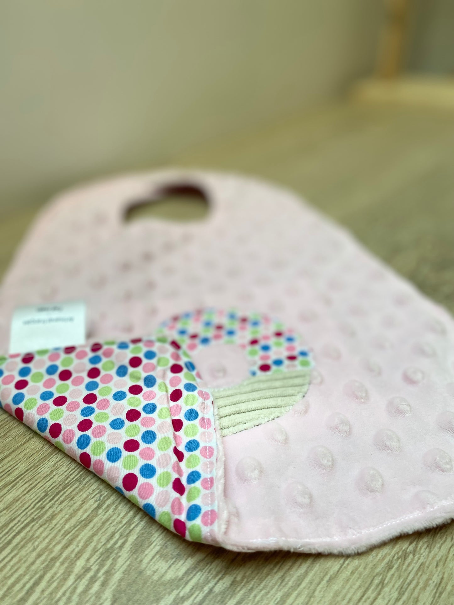 Bavoir - Collection Donuts - Rose/Fuchsia