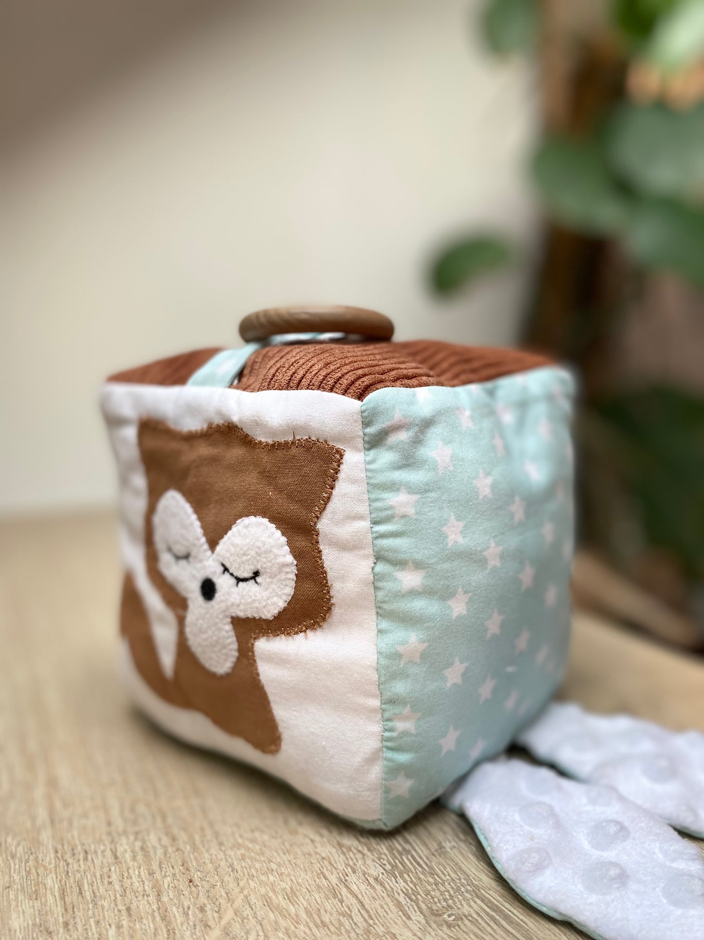 Cube éveil - Collection Renard - Vert/Marron/Blanc