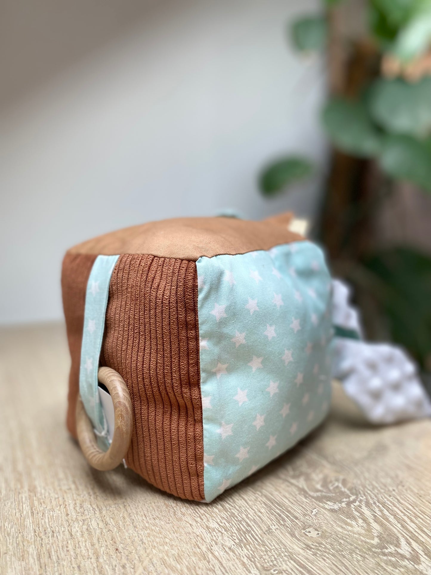 Cube éveil - Collection Renard - Vert/Marron/Blanc