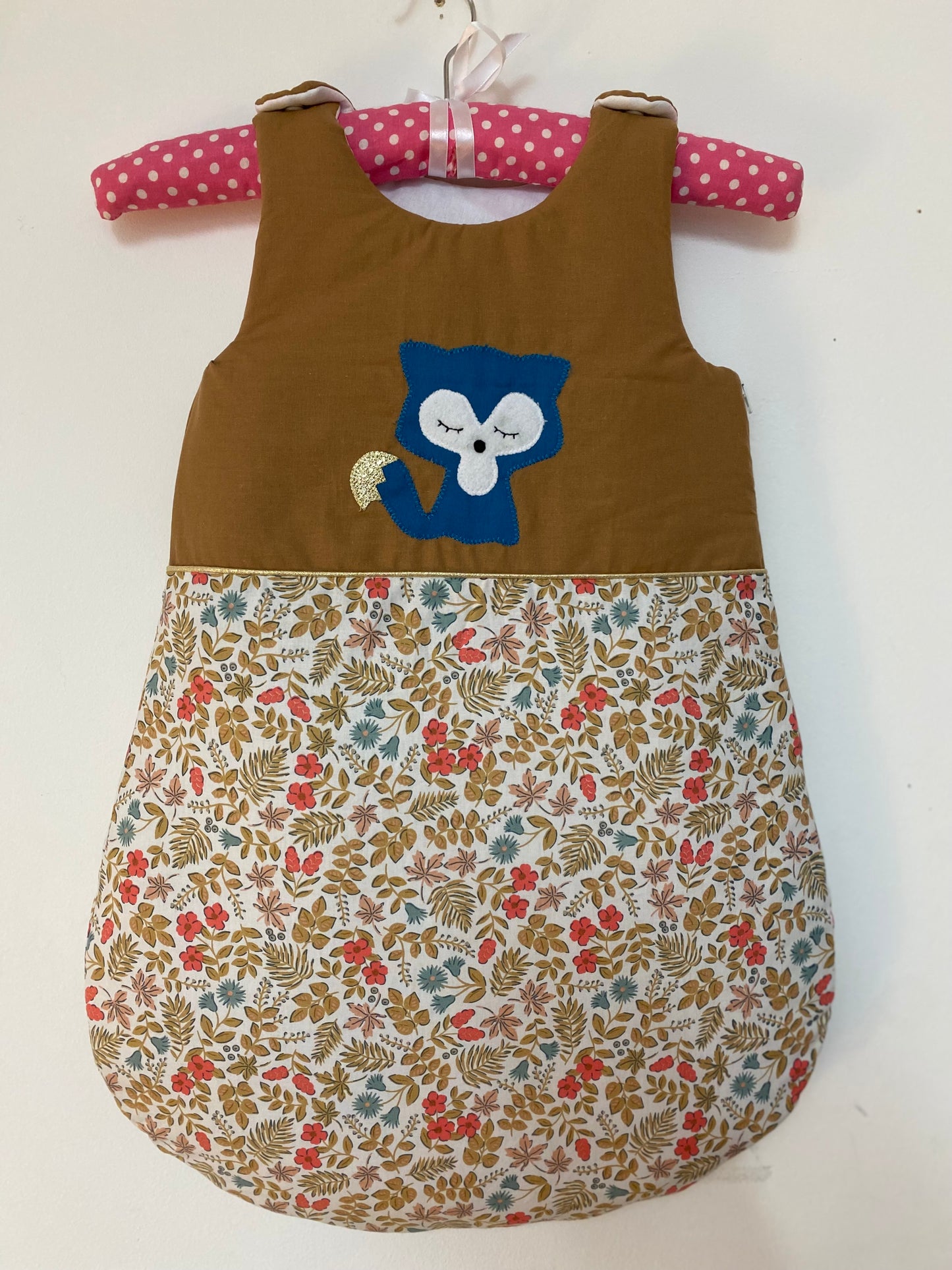 Gigoteuse 0-6M Hiver - Collection Renard - Marron/Bleu/Rose