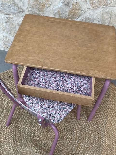 Bureau d'écolier rose liberty