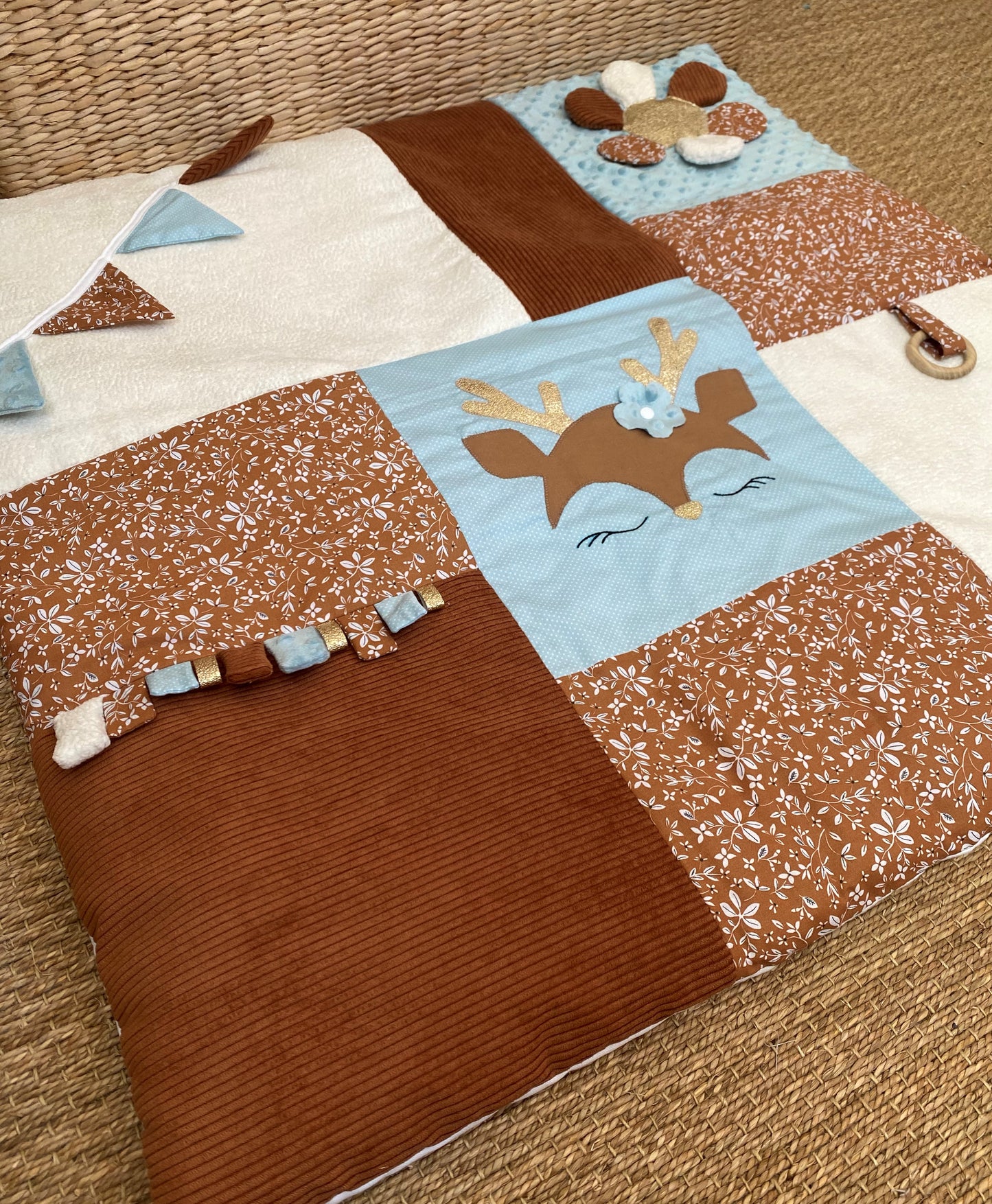 Tapis d'éveil 2 - Collection Fleurs d'Automnes