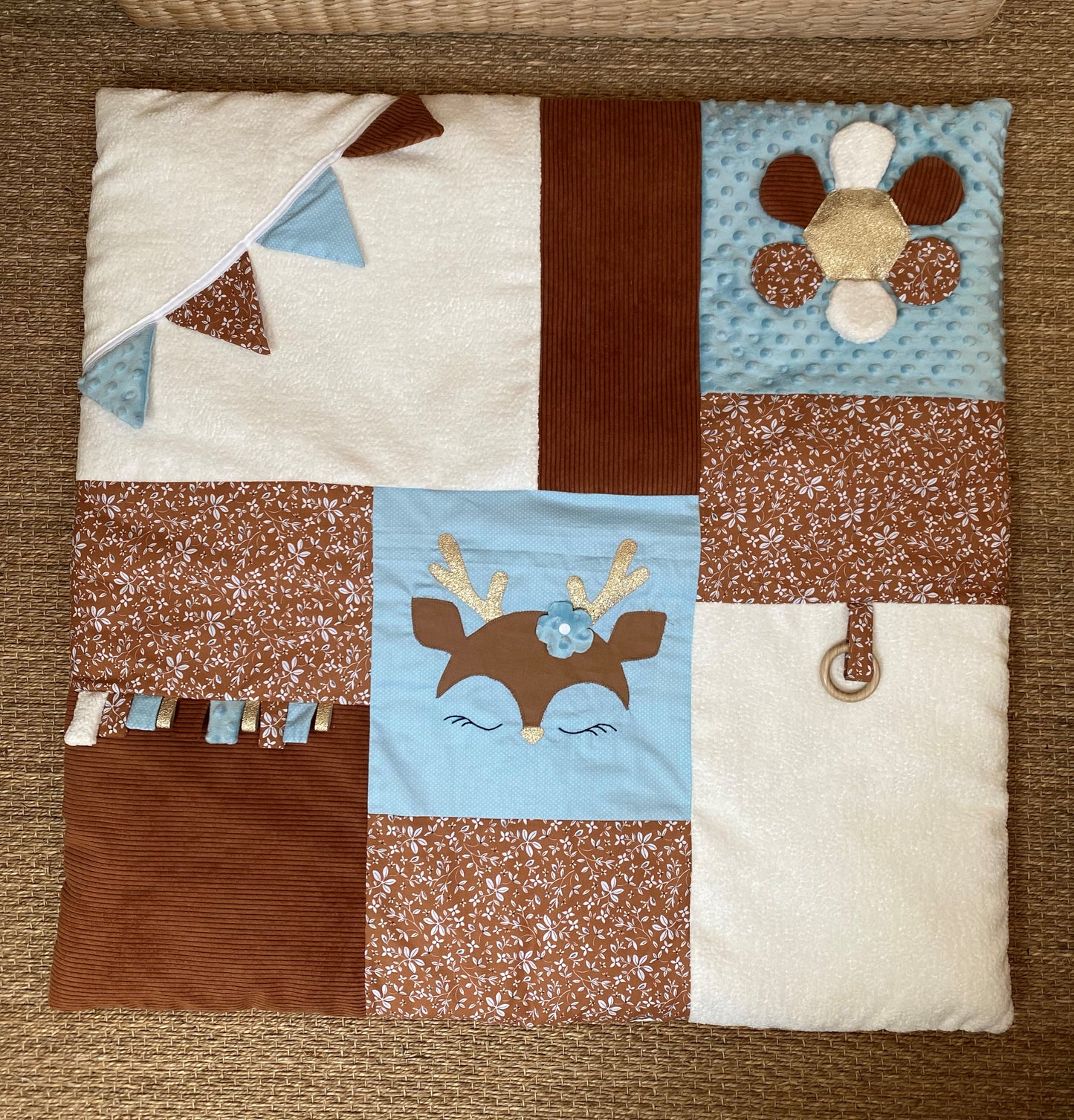 Tapis d'éveil 2 - Collection Fleurs d'Automnes
