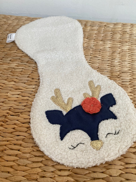 Bavoir d'épaule - petit cerf - Collection Cerisier