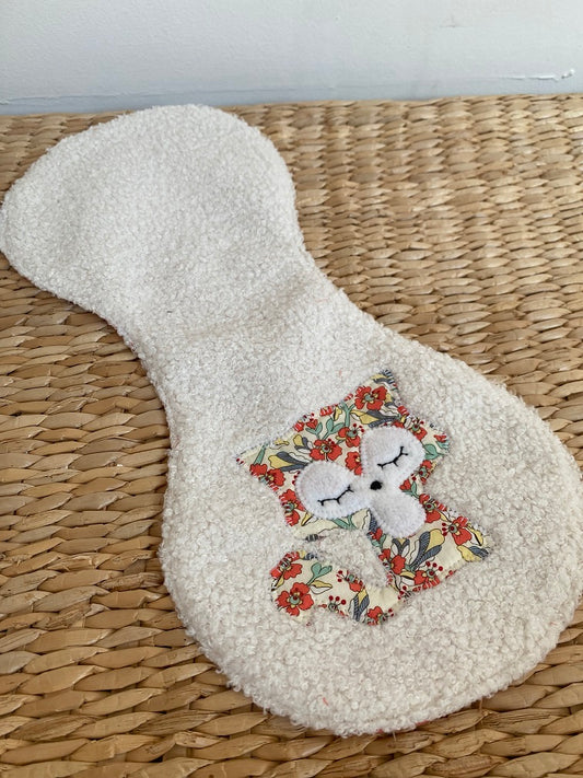 Bavoir d'épaule - petit renard - Collection Cerisier (Copie)