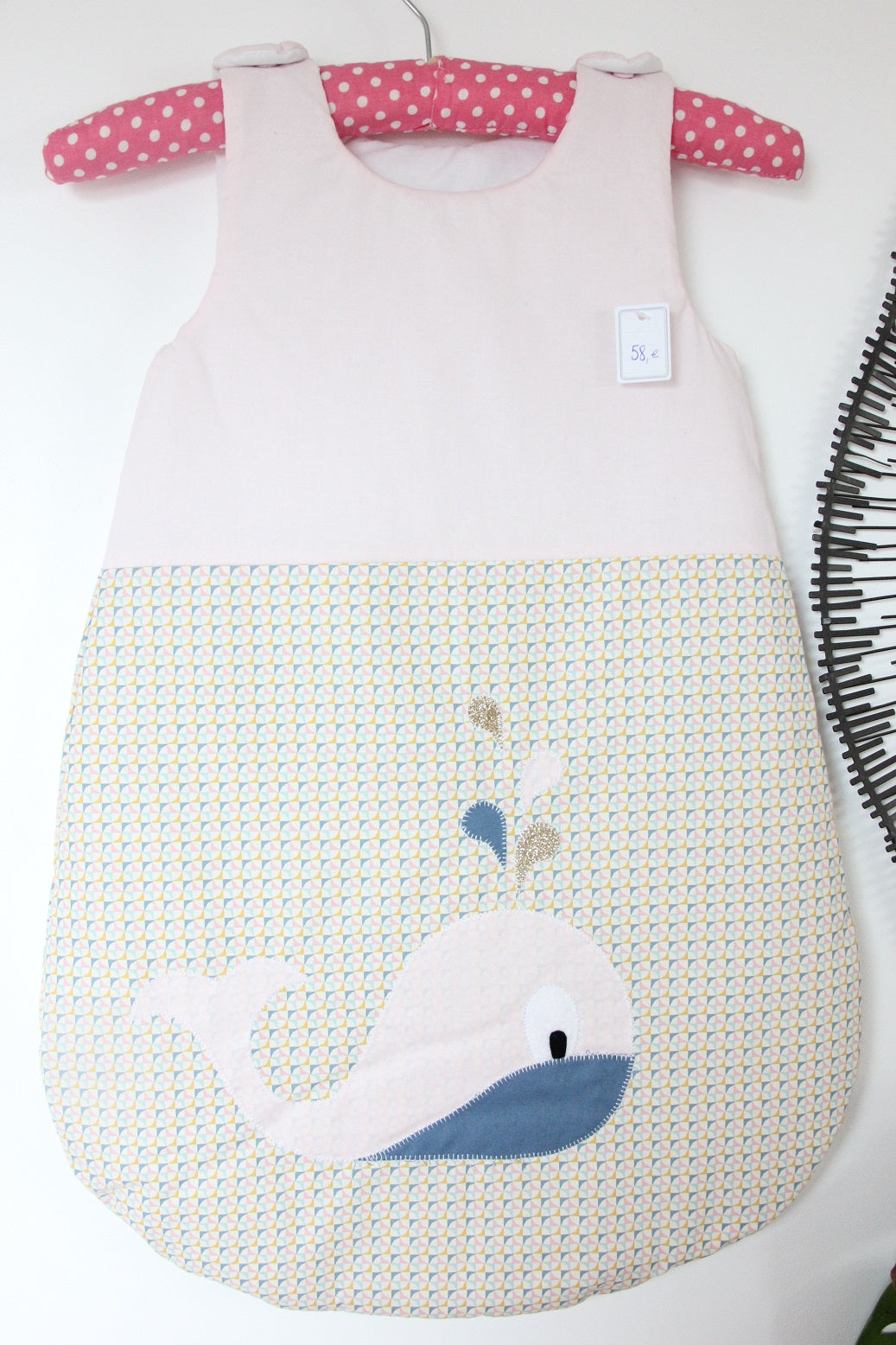 Gigoteuse Eté 0-6M - Collection Baleine - Rose/Bleu