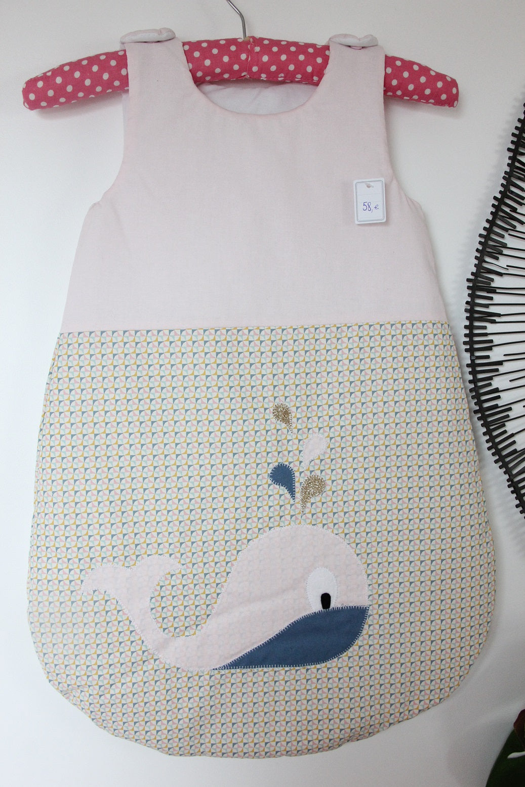 Gigoteuse Eté 0-6M - Collection Baleine - Rose/Bleu