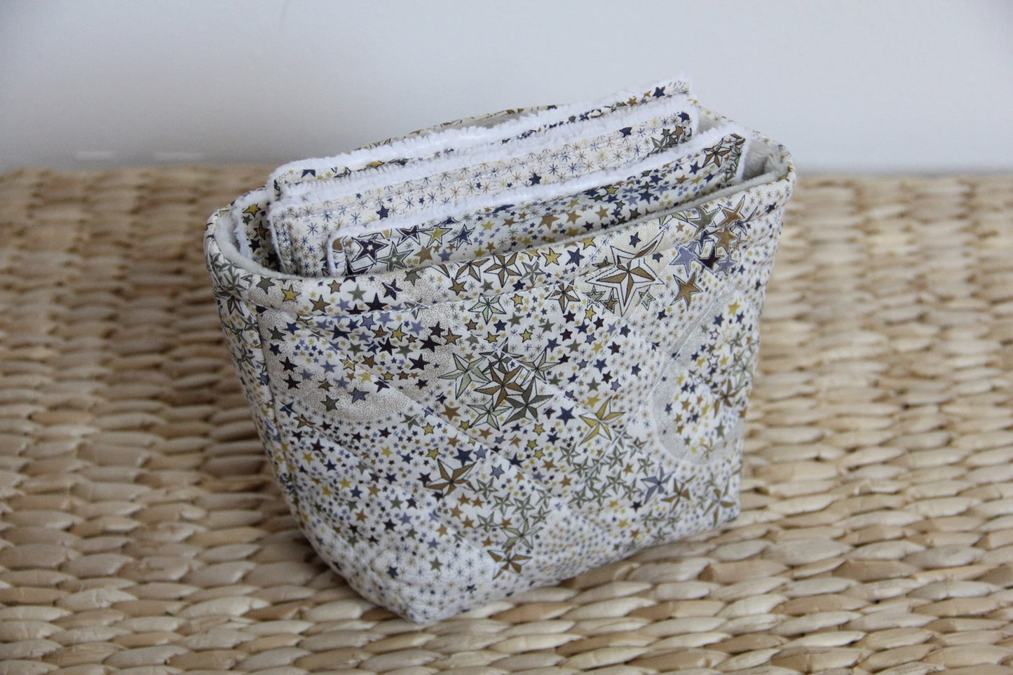 Wipes Basket - Grey/Liberty Grey