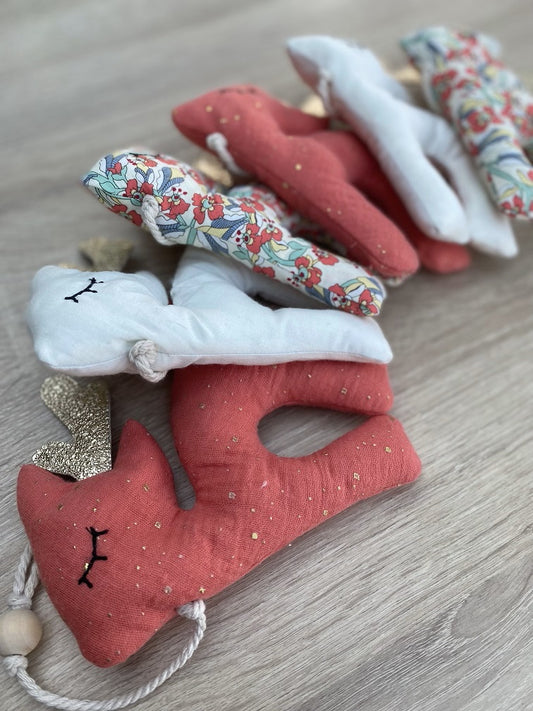Drop Garlands - Grey/TerraCotta